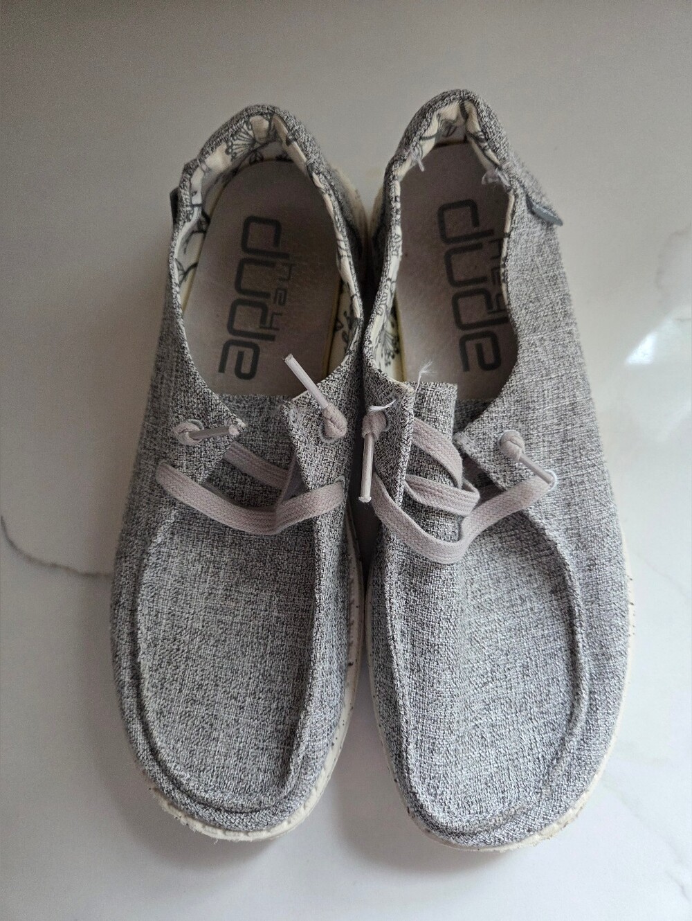 Hey Dude Grey Shoes
